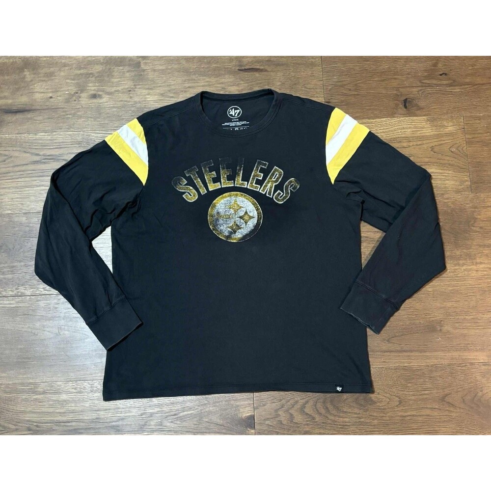 Pittsburgh Steelers '47 Brand Long Sleeve Shirt NFL Men’s Size Large